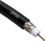 Коаксиальный кабель ЭРА RG6U, 75 Ом, Cu/, PE, цвет черный Б0044605 1