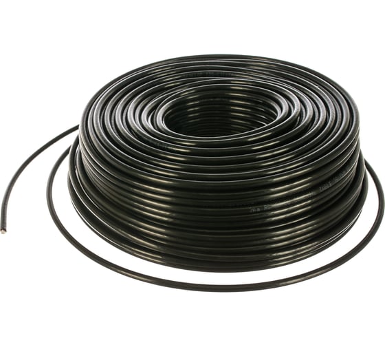 Коаксиальный кабель ЭРА RG6U, 75 Ом, Cu/, PE, цвет черный Б0044604