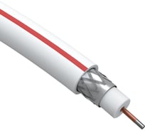 Коаксиальный кабель ЭРА SAT 50 M, 75 Ом, CCS/, PVC, цвет белый Б0044607