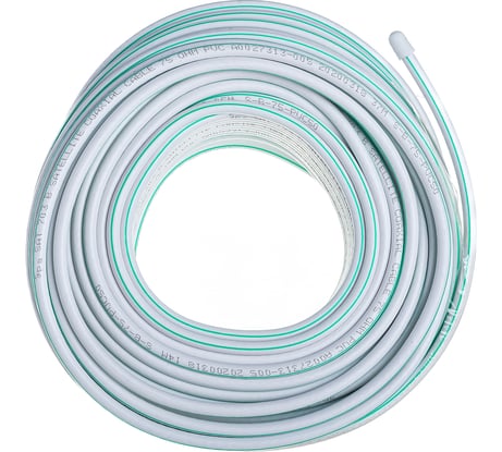 Коаксиальный кабель ЭРА SAT 703 B, 75 Ом, Cu/, PVC, цвет белый Б0044615