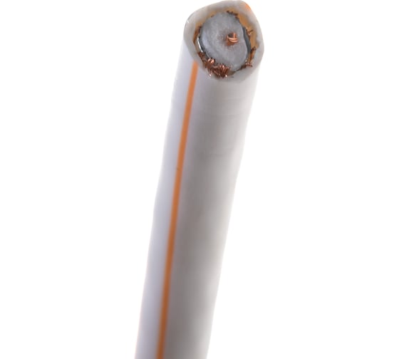 Коаксиальный кабель ЭРА SAT 50 М, 75 Ом, Cu/, PVC, цвет белый Б0044617