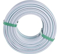 Коаксиальный кабель ЭРА SAT 703 B,75 Ом, Cu/, PVC, цвет белый Б0044612 16110012