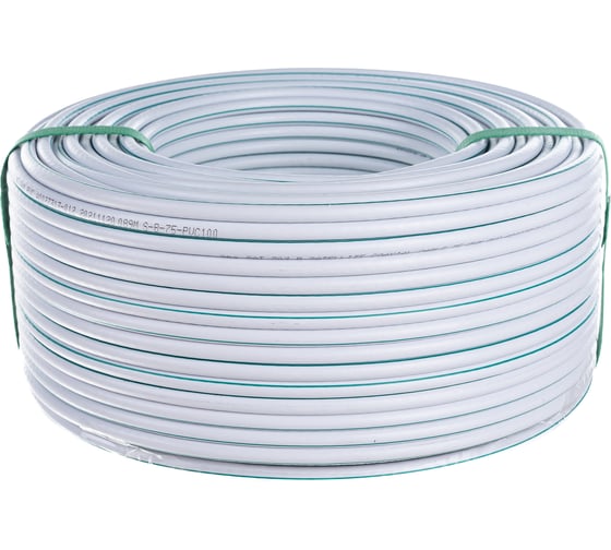 Коаксиальный кабель ЭРА SAT 703 B,75 Ом, Cu/, PVC, цвет белый Б0044612