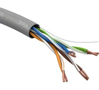 Кабель ЭРА витая пара U/UTP 4x2x24AWG Cat5e CU PVC 305м SIMPLE Б0044426