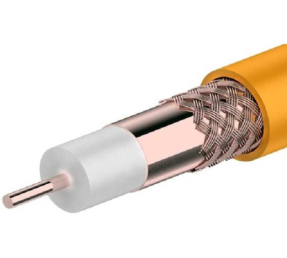 Кабель Ripo Sat 703e plus avs electronics lszh (нг(а)-hf), оранжевый (упк. 50м) 001-222018-50