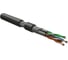 Кабель для сетей Hyperline industrial ethernet, категория 7a, 4x2x23 awg, многопроволочные жилы (patch), s/ftp, shf1, черный 444060 1