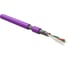 Кабель для шины Hyperline profibus-dp, 1x2x22 awg, однопроволочные жилы (solid), sf/utp, pvc, фиолетовый 444084 1