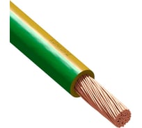 Провод Конкорд ООО ПуГВнг(А)-LS 1x6, желто-зеленый (100) 6752