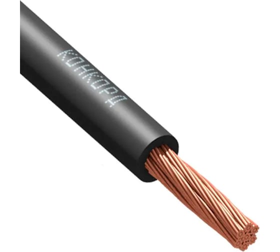 Провод Конкорд ООО ПуГВнг(А)-LS 1x2,5, черный (100) 6958 1