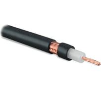 Кабель коаксиальный Hyperline COAX-RG8-500 (500 м) RG-8, 50 Ом, жила - 13 AWG (7x0.72мм), внешний диаметр 10.2мм, PVC, черный 254846