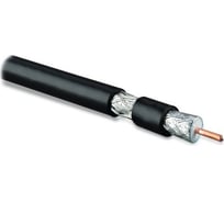 Кабель коаксиальный Hyperline COAX-RG11-500 (500 м) RG-11, 75 Ом, жила - 14 AWG, черный ПВХ (-20С – +75С ), внешний диаметр 10.16мм, PVC 26440