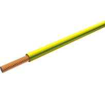 Провод iTOK пугвнг(а)-ls 1x6,0 гост желто-зеленый (100 метров) i-KPP-PUGVNG-LS-160-100-Y/G