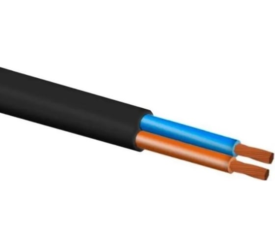 Провод ПВС DORI 2x1,5 черный (100м) гост, шт 70602