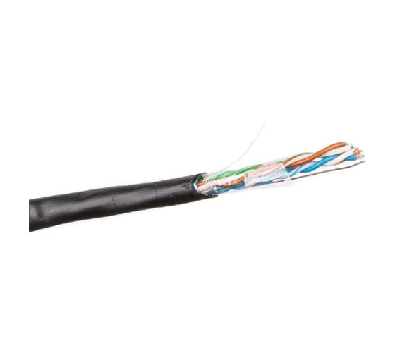 Кабель Telecom CU FTP 4 пары, категория 5e, внешний, 90м fluke test, бухта 305м FTP4-TC1200C5EP-CU-OS