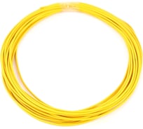 Провод VOLTON ПВАМ 0,75 кв.мм, 20м (желтый) VLT400201