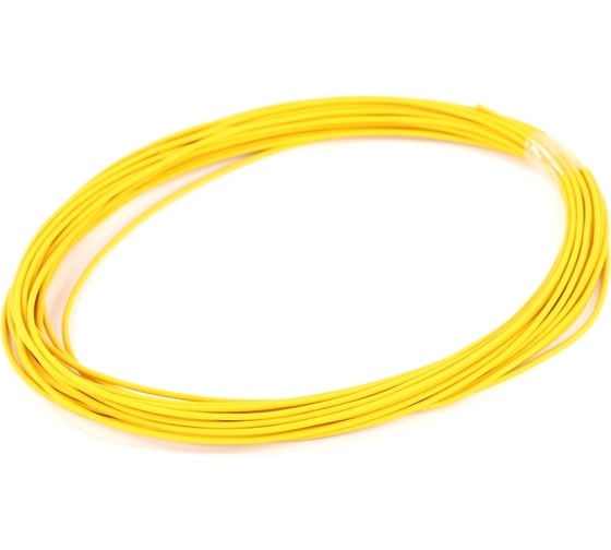 Провод VOLTON ПВАМ 0,75 кв.мм, 20м (желтый) VLT400201