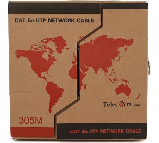 Кабель Telecom Ultra FTP 4 пары, категория 5е, бухта 305м p/n: TFS44050E