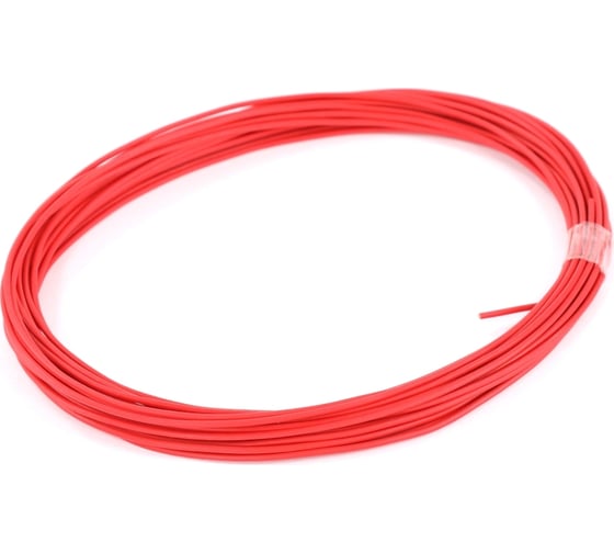 Провод VOLTON ПВАМ 0,75 кв.мм, 20м (красный) VLT400203