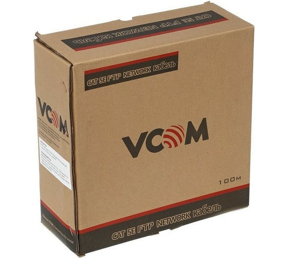 Кабель VCOM FTP 4 пары категории 5е /бухта 100м/ p/n: VNC1010