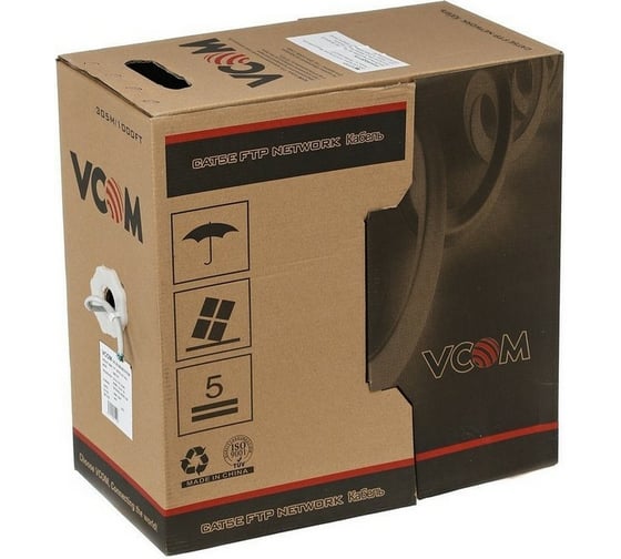Кабель VCOM FTP 4 пары категории 5е /бухта 305м/ p/n: VNC1110
