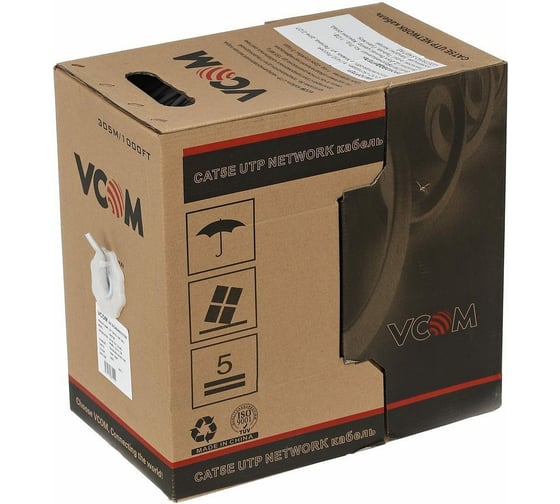 Кабель VCOM UTP 4 пары, категории 5е /бухта 305м/ p/n: VNC1100