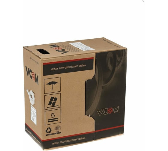 Кабель VCOM UTP 4 пары, категории 6 /бухта 305м/ p/n:VNC1120