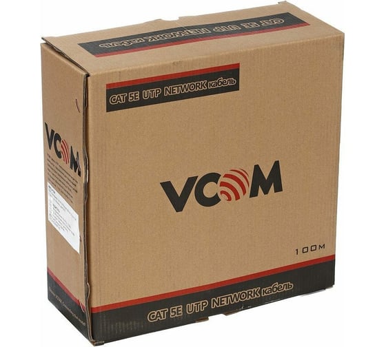 Кабель VCOM UTP 4пары, категории 5е /бухта 100м/ p/n: VNC1000