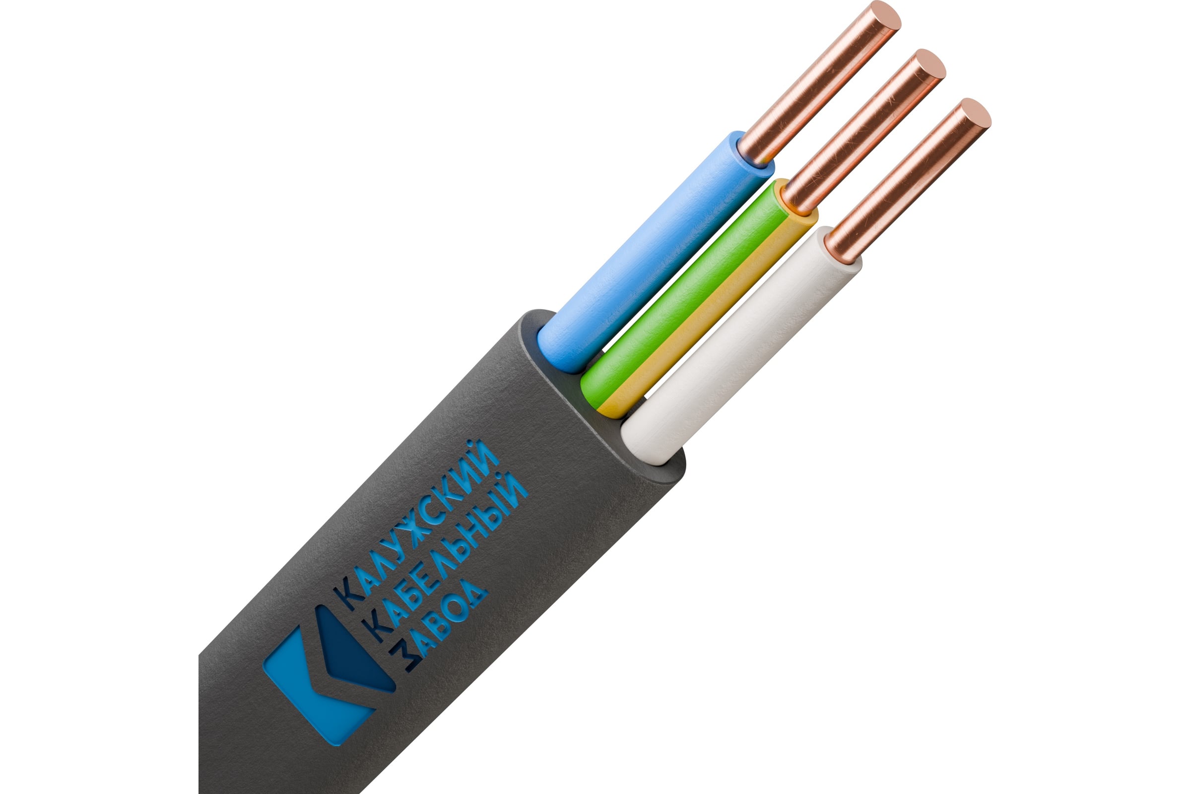 Кабель ККЗ ВВГп-нг (А) LS 3x2,5, 50 м KKZ40-00015597 - выгодная