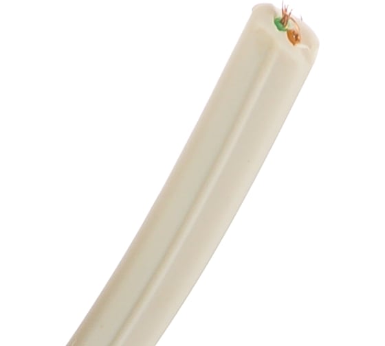 Телефонный кабель REXANT ШТЛП, 2 жилы, CCA, белый, 100м 01-5001-3