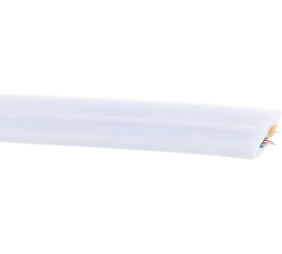 Телефонный кабель REXANT ШТЛП, 2 жилы, CCA, белый, 100м 01-5001-3
