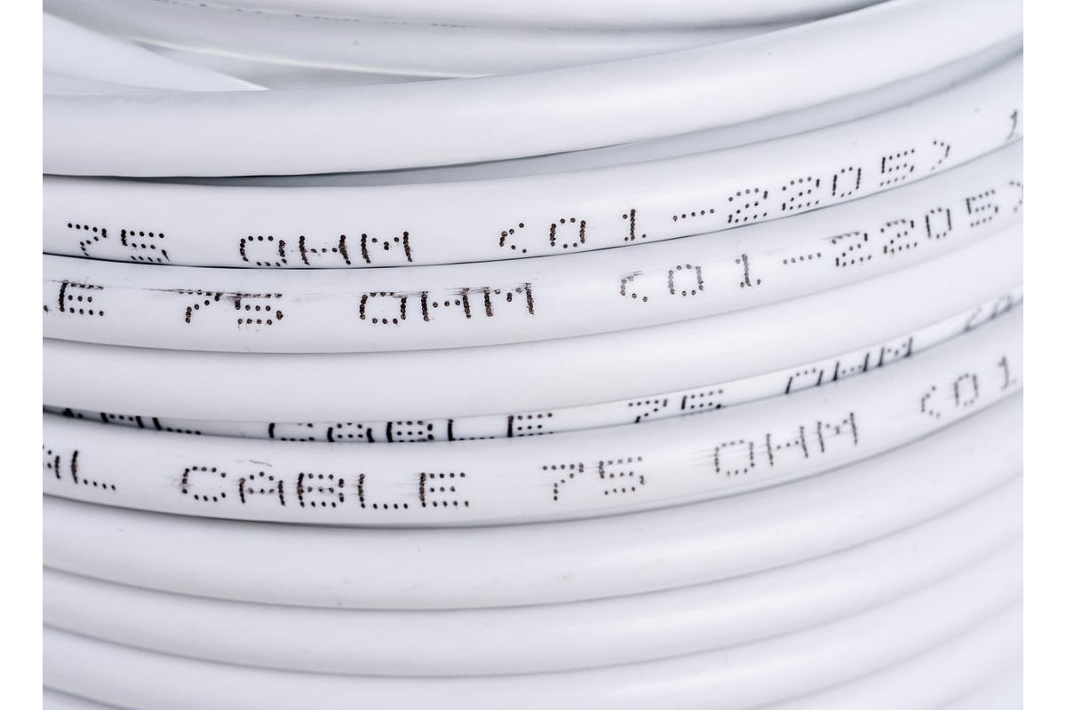 Коаксиальный кабель PROCONNECT RG-6U, 75 Ом, CCS/Al/Al, 48%, бухта 20 м ...