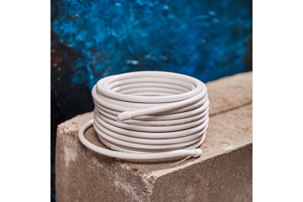 Коаксиальный кабель PROCONNECT RG-6U, 75 Ом, CCS/Al/Al, 48%, бухта 10 м ...