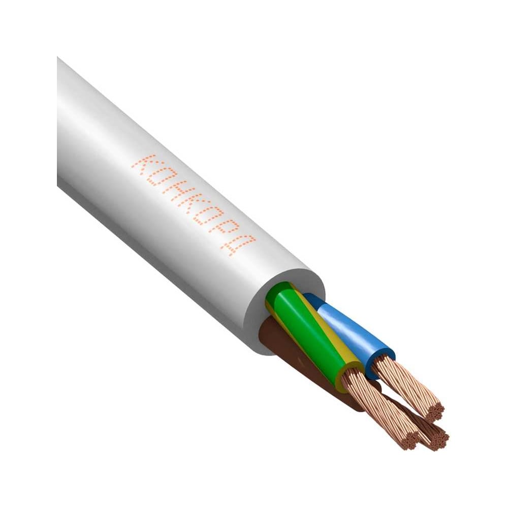 Провод ПВС Конкорд 2x1,5+1x1,5 (ч) (100м) 4763 - выгодная цена, отзывы ...