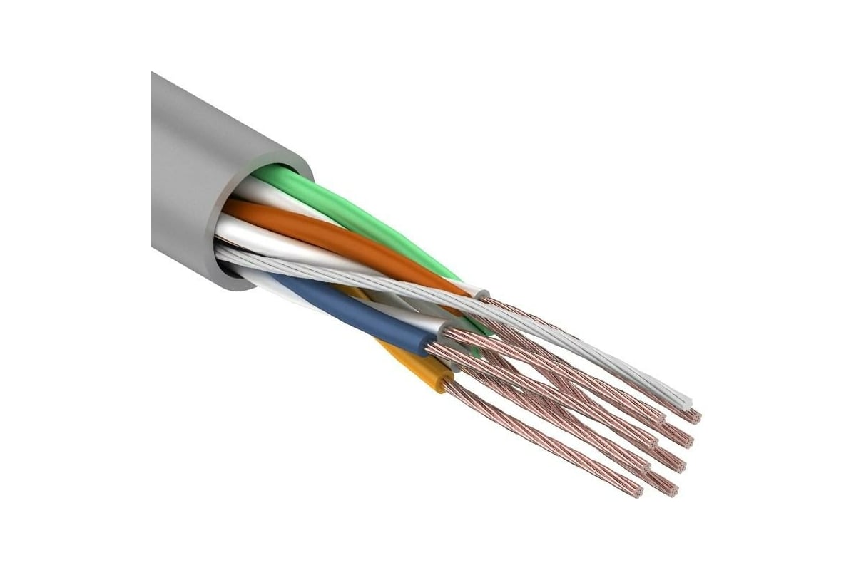  REXANT витая пара, UTP, 4PR, 24AWG, CAT5e, STRANDED, бухта 305м .