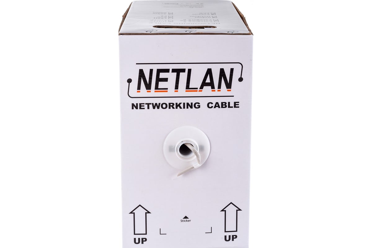 Netlan ec uu004 5e pe bk. Кабель NETLAN U/UTP внутренний. NETLAN EC-uu004-5e-PVC-GY.