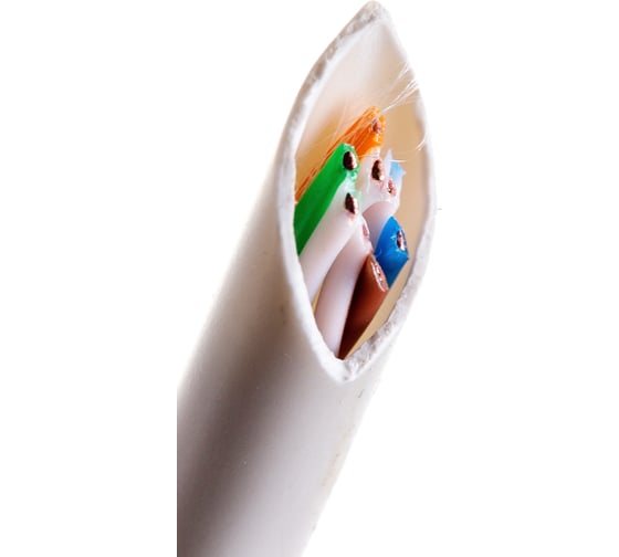 Кабель NETLAN U/UTP 4 пары, категория 5e, внутренний, PVC, серый, 305м EC-UU004-5E-PVC-GY