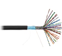 Кабель NETLAN F/UTP 25 пар, категория 5, внешний, PE до -40C, черный, 305м EC-UF025-5-PE-BK-3