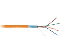 Кабель NETLAN F/UTP 4 пары, категория 5e, внутренний, LSZH, оранжевый, 305м EC-UF004-5E-LSZH-OR