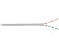 Кабель NETLAN U/UTP 2 пары, категория 5, внутренний, PVC, серый, 500м UEC-UU002-5-PVC-GY-5