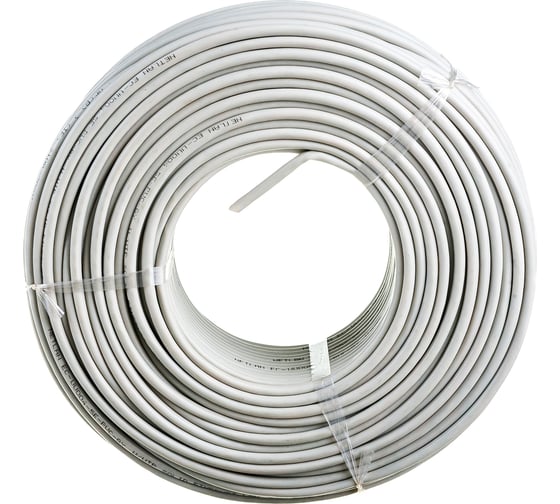 Кабель NETLAN U/UTP 4 пары, категория 5e, внутренний, PVC, серый, 100м EC-UU004-5E-PVC-GY-1