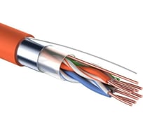 Кабель REXANT витая пара, FTP, 4PR, 24AWG, CAT5e, нгА-HF, LSZH, бухта 305 м 01-0150