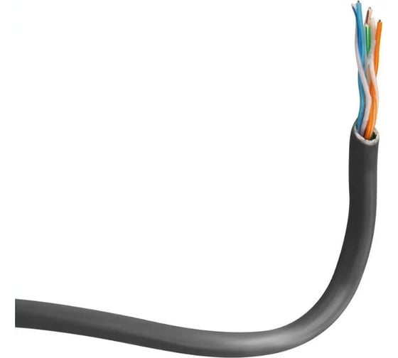 Сетевой кабель BURO BU-COP-045 UTP 4 пары cat5E solid 0.45мм Cu 305м серый 1442330