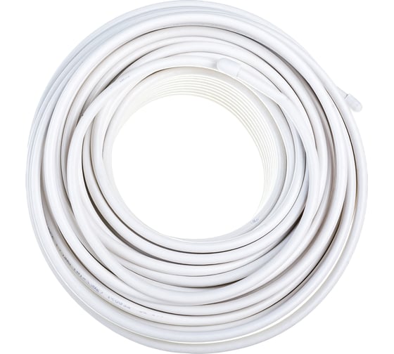 Коаксиальный кабель PROCONNECT RG-6U, 75 Ом, CCS/Al/Al, 48%, бухта 50 м, белый 01-2205-50