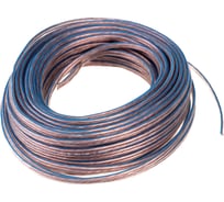 Акустический кабель REXANT 2х0,75 мм2 прозрачный BLUELINE м. бухта 20 м 01-6204-3-20