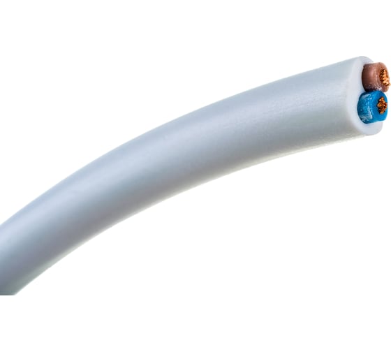 Провод REXANT ПВС 2x1,5 мм2, белый, 5 м, ГОСТ 7399-97 01-8035-5