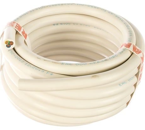 Провод REXANT ПВС 3x4,0 мм2, 5 м, ГОСТ 7399-97 01-8050-5