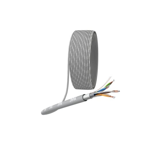 Кабель витая пара ЭРА F/UTP 4x2x24AWG Cat5e CCA PVC 305м SIMPLE 2/30 Б0044440