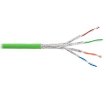 Кабель NIKOMAX S/FTP 4 пары, категория 7, салатовый, 500м NKL 4365C-LG