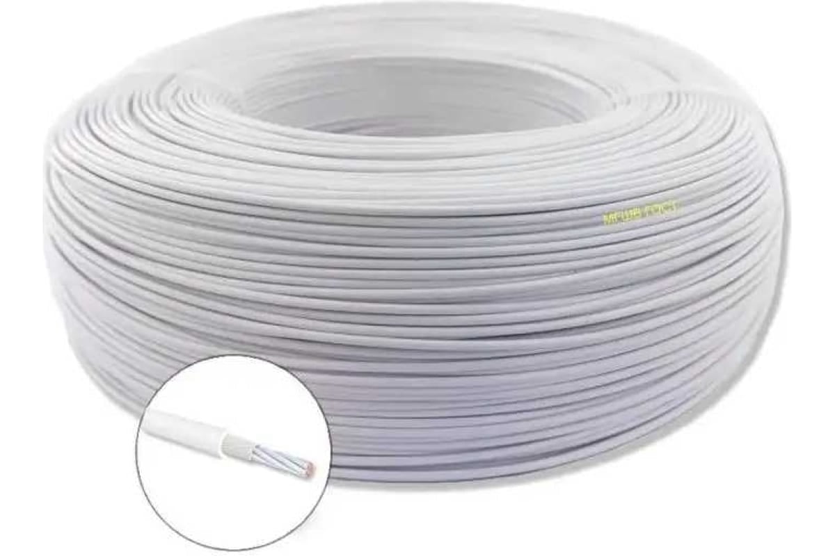 Провод монтажный МГШВ ПРОВОДНИК 1x0.5 мм2 Белый 500м OZ480193L500 ...