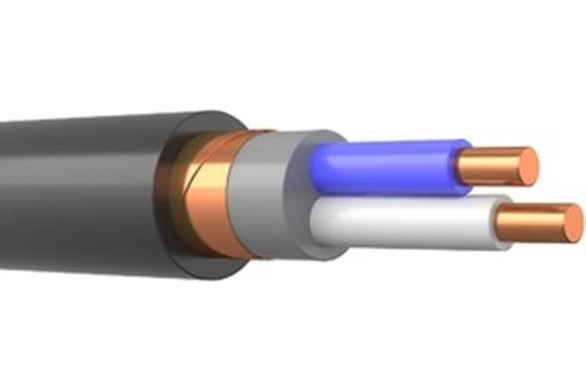 Кабель силовой экранированный ВВГЭнг(A)-LS ПРОВОДНИК 2x4 мм2 5м ...